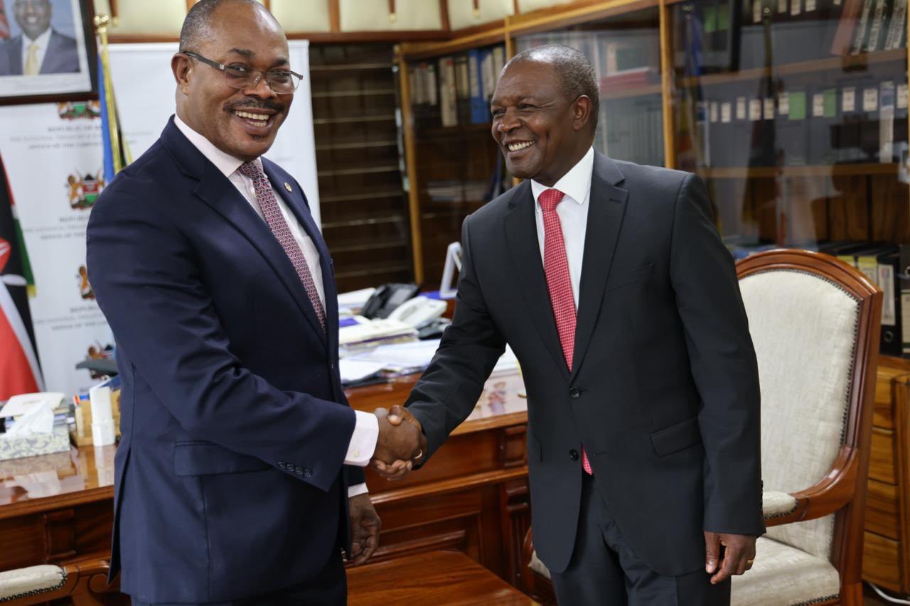 AfDB Sec. General Pays Courtesy Call to CS Prof. Ndungu