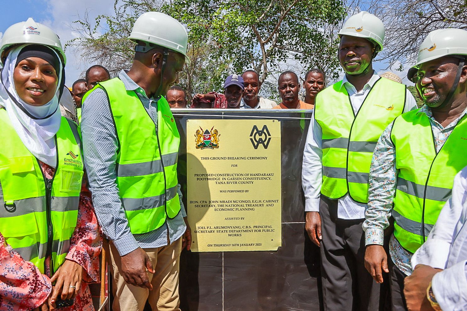 CS Hon. FCPA John Mbadi today commissioned the Kokona Community Borehole Project in Garsen