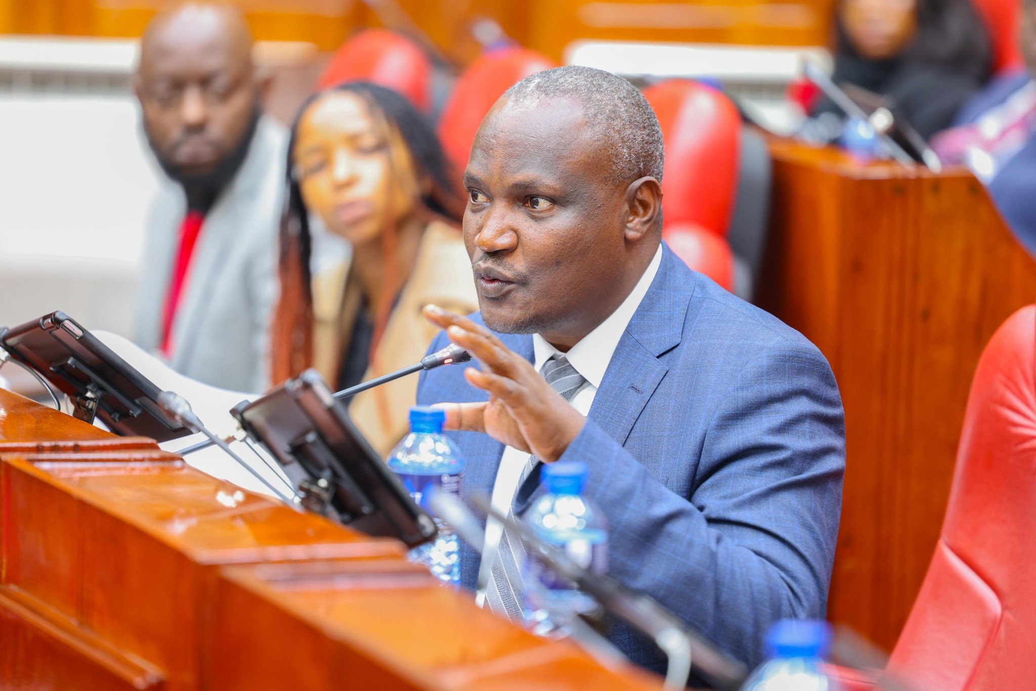 The National Treasury Cabinet Secretary, Hon. John Mbadi today appeared before the Senate Committee on Labour & Social Welfare