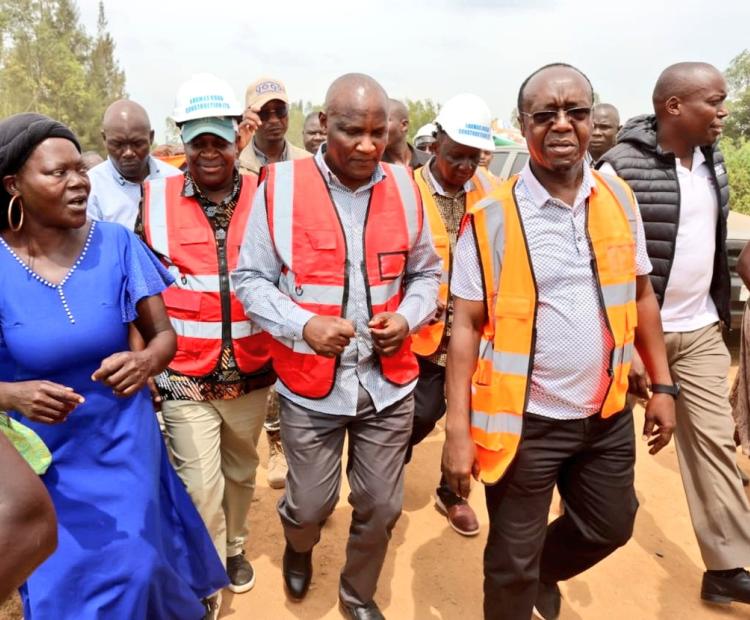 CS Hon. FCPA John Mbadi launches the construction of the Awach Water Project in Seme North Ward, Kisumu County 