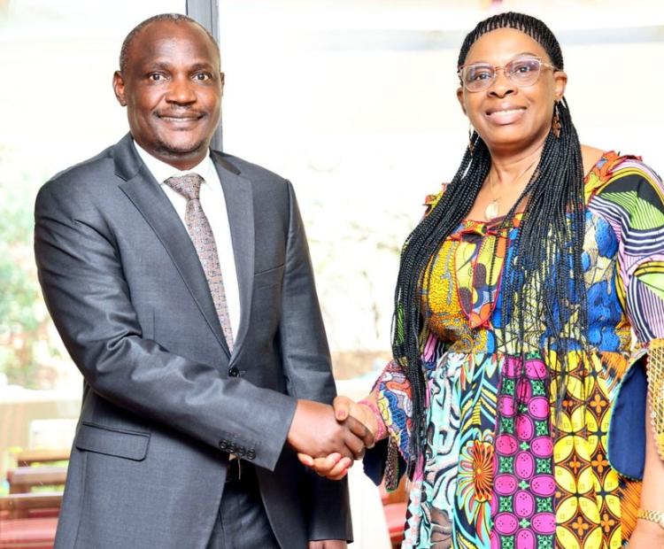 CS Hon. FCPA John Mbadi with Ms. Nnenna Nwabufo, the former Director General for East Africa at the African Development Bank.