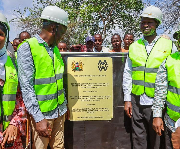 CS Hon. FCPA John Mbadi today commissioned the Kokona Community Borehole Project in Garsen