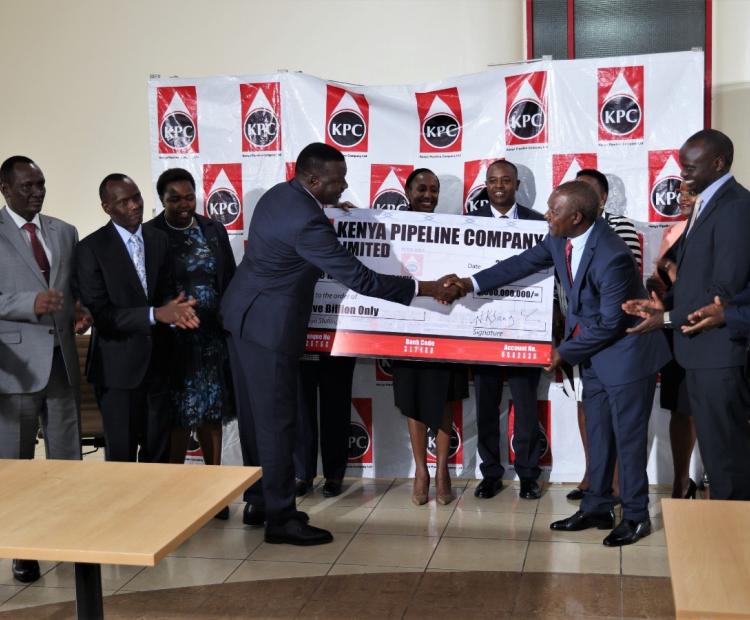 Kenya pipeline pays out Ksh. 5 billion interim dividends to the government