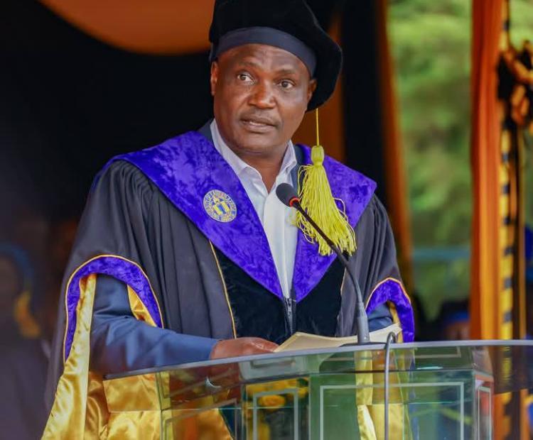 The CS National Treasury Hon. John Mbadi presides over the 43rd graduation ceremony of the University of Eastern Africa, Baraton.